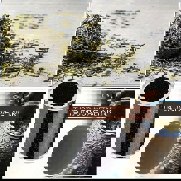 smartbies Luxury Crystal Tea, Coffee & Sugar Canister Set