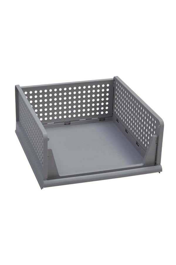 Living and Home Folding Plastic Wardrobe Storage Box Drawer Organizer Box Bedroom