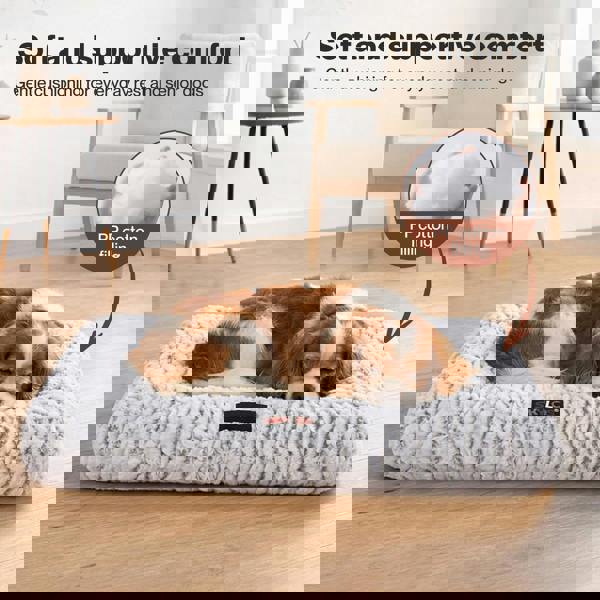 Skylos Pet Bed Luxury Dog Crate Cushion Mattress Plush Soft for Puppy Small Dogs