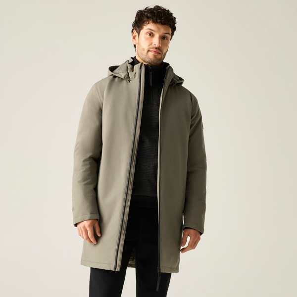 Regatta Mens Merzen Insulated Waterproof Jacket - Smokey Olive