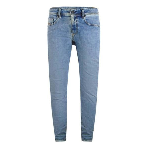 Diesel Mens 1979 Sleeker-R Denim Jeans - Light Blue - 