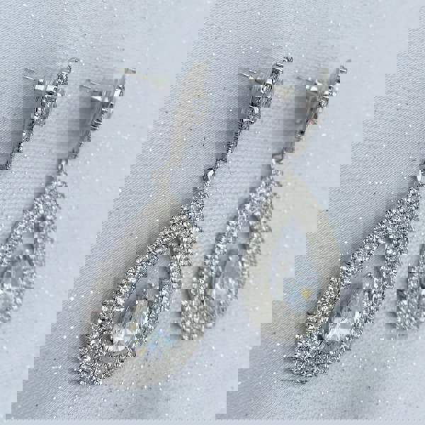 statement earrings crystal earrings pierced ears