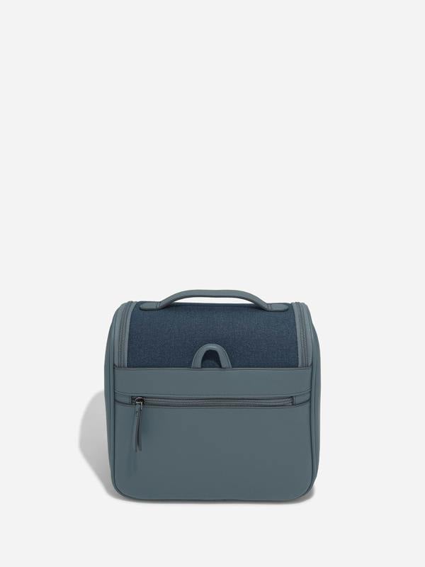 Large Hanging Washbag - Blue Canvas - 76409