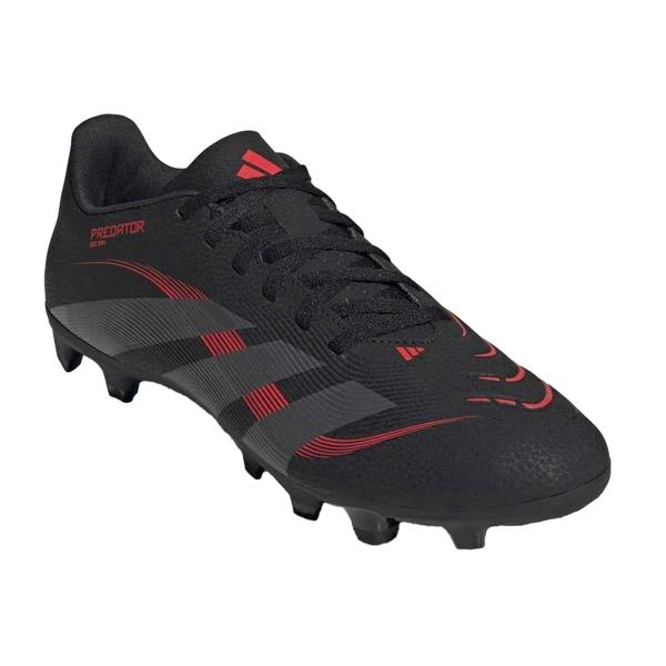 Adidas Mens Predator Club Firm Ground Football Boots - Black/Grey - 