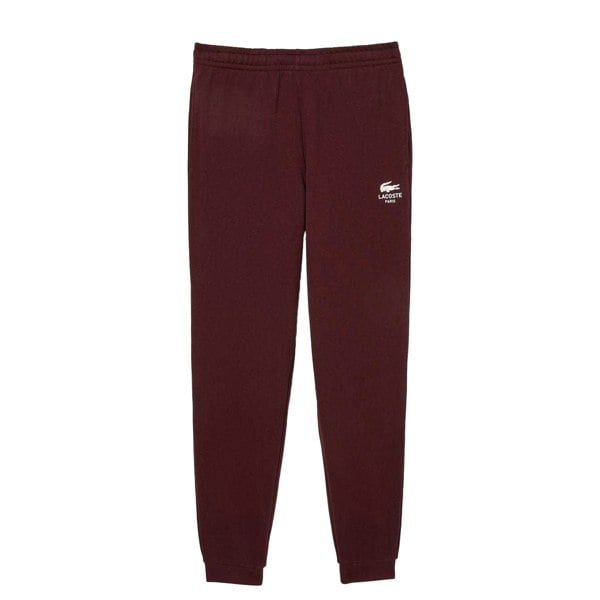 Lacoste Unisex Adult Tapered Leg Jogging Bottoms - Maroon Red