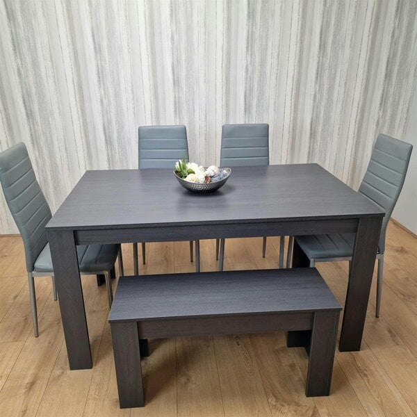 Kosy Koala Dining Table Set with 4 Chairs and a Bench Dining Room and Kitchen table set of 4