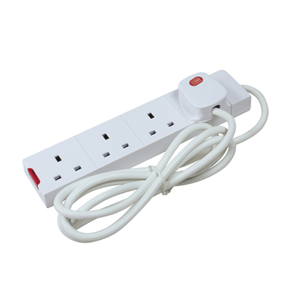 Axiom 4 Gang 13amp with 10m Cable