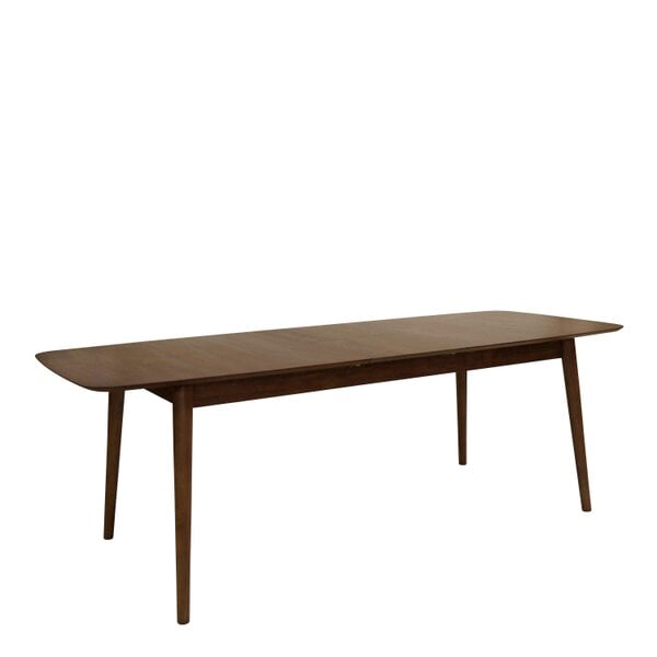 Wyld Haus Novi Sad Walnut Wood Effect Rectangular Extending Dining Table