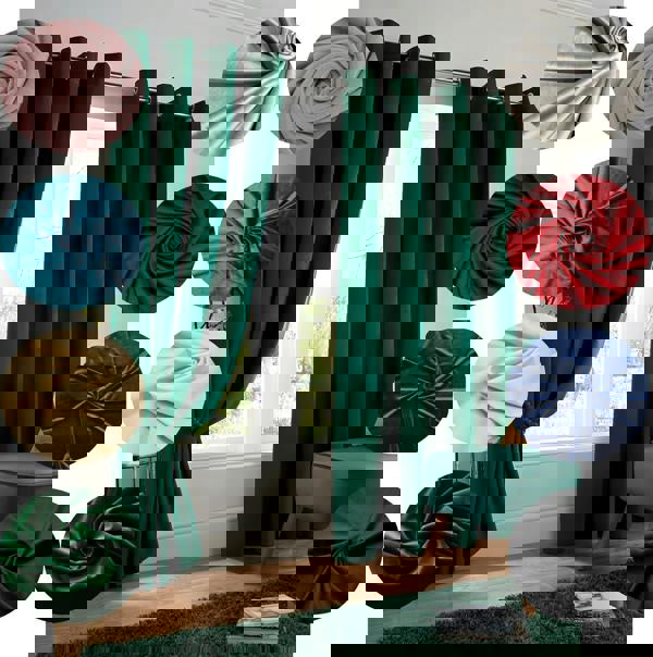 Luxury Living Velvet Ring Top Blackout Curtains