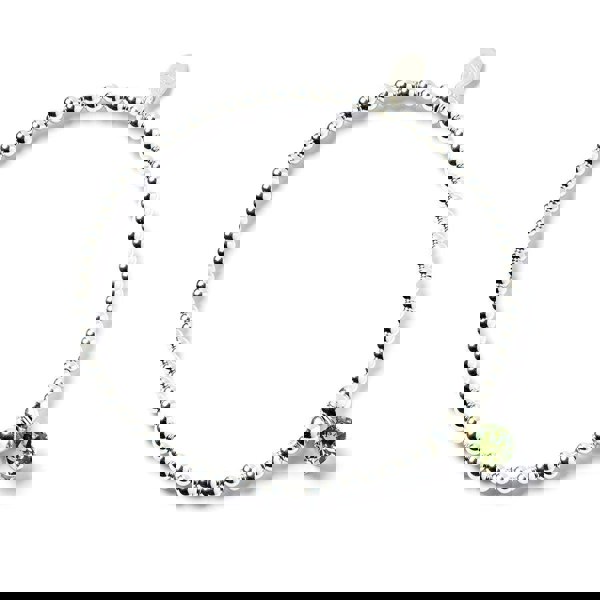 Sterling Silver Peridot Crystal Bracelet - MYLEE London