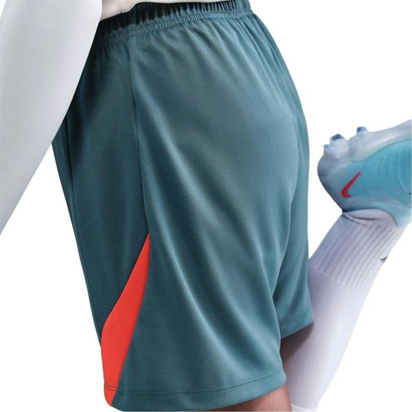 Nike Womens/Ladies Strike Football Shorts - Blue/Orange - 