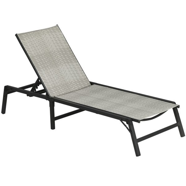 Single Rattan Lounger (Simple)