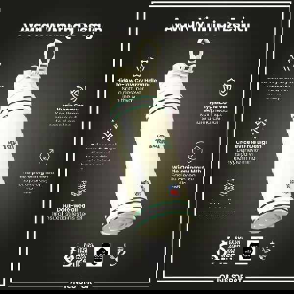 ION8 NFL x ION8 Insulated Steel Water Bottle, NFL Jets, 750ml (24oz)