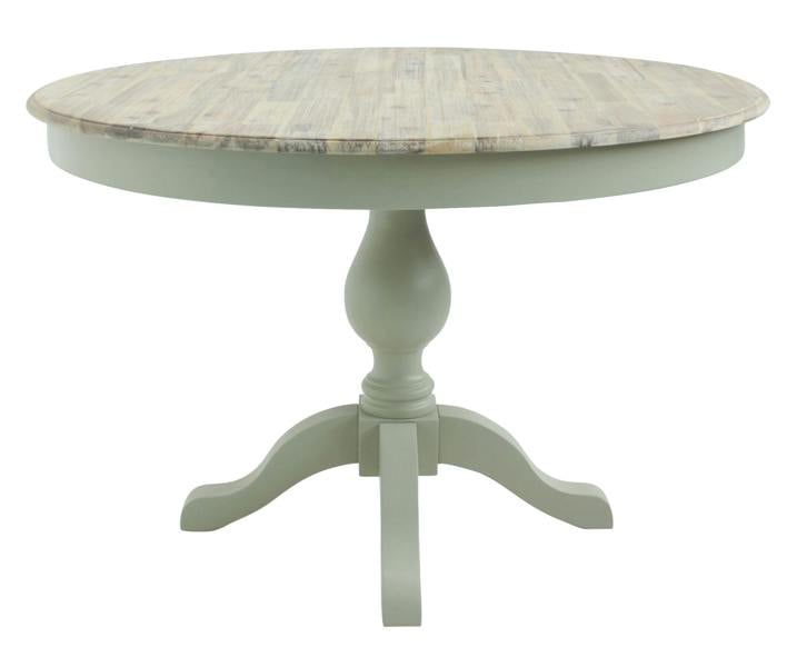 Statement Furniture Florence Large Pedestal Dining Table with Hidden Drawers 120cm