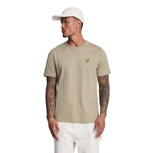 Lyle & Scott Mens Plain T-Shirt - Sage Uniform