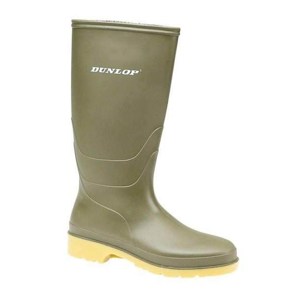 DUNLOP Ladies/Womens 16247 DULLS Rain Welly Boot / Wellington Boots - Green