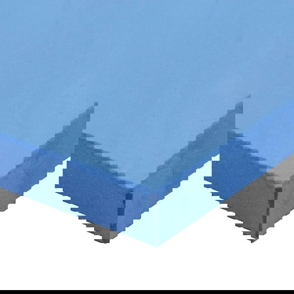 Fitness Mad Half Yoga Block Blue Edges - Blue