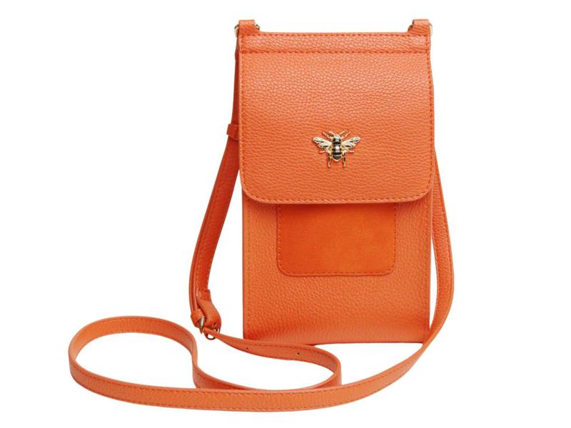 Alice Wheeler Mini Bloomsbury Bee Crossbody Phone Bag