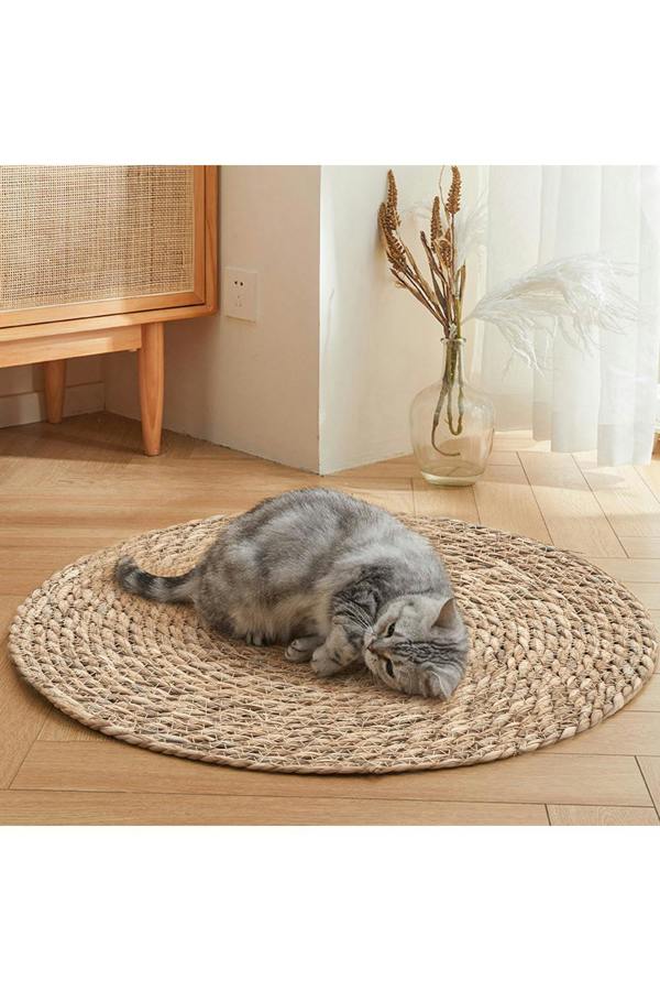 40cm Round Floor Cat Scratching Mat