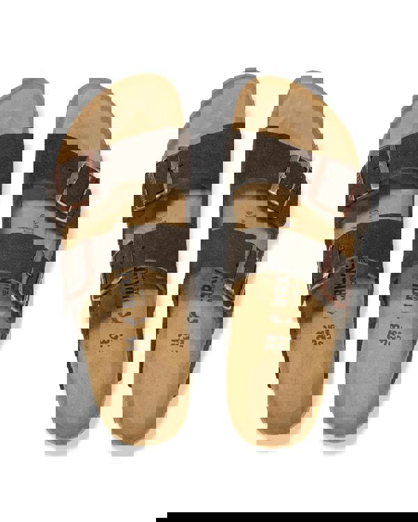 Birkenstock Arizona Suede Leather Womens Sandals - Mocha - CHO - Designer Womens Sandals