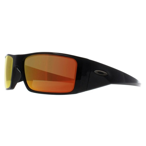 Oakley Sunglasses Heliostat OO9231-06 Polished Black Prizm Ruby