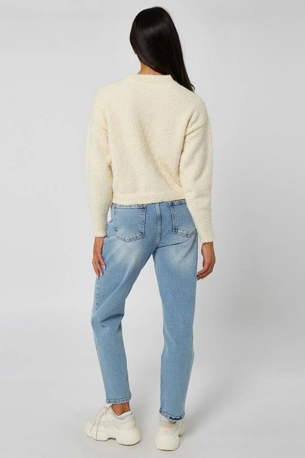 Urban Bliss Bouclé argyle jumper