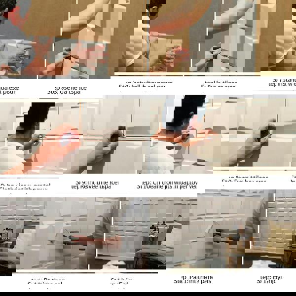 W3DPGAWA32 - Noah Eco Friendly 3D Wall Panels Decorative Tiles - 50x50 cm - 12 Boards (for 3 sqm2)