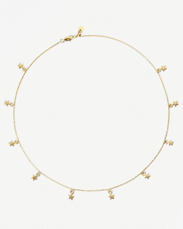 Elk & Bloom Star Feeling Chunky 14K Gold Choker Necklace
