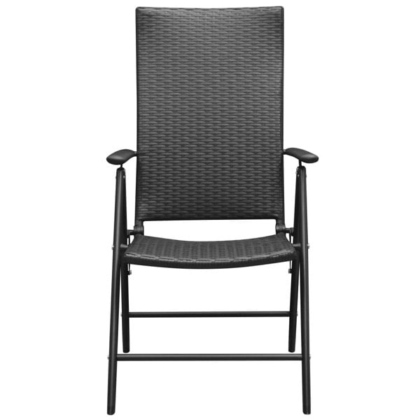 Berkfield 7 Piece Garden Dining Set Black