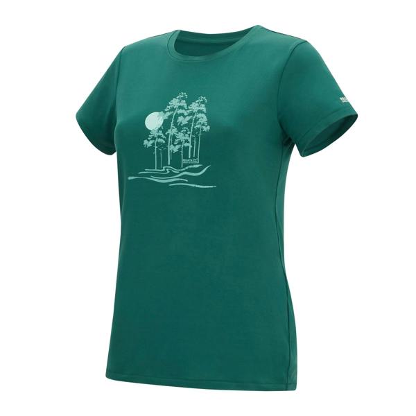 Regatta Womens/Ladies Fingal Shoreside Lake Stretch T-Shirt - Mediterranea - 