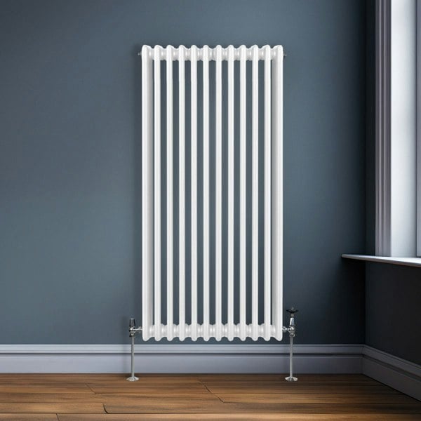 Monstershop Traditional 3 Column Radiator - 1500 x 562mm - White