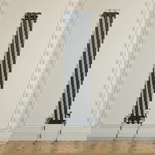 Monstershop Traditional 3 Column Radiator - 1500 x 292mm - Anthracite Grey