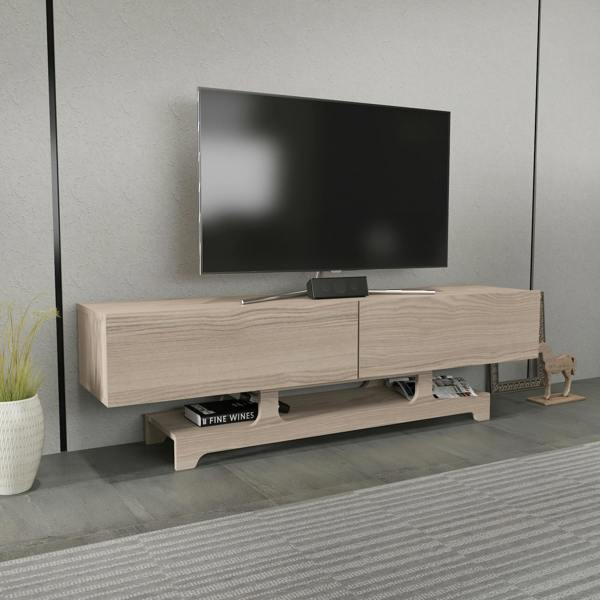 Decorotika Tera Modern TV Stand TV Cabinet for TV's up to 72"