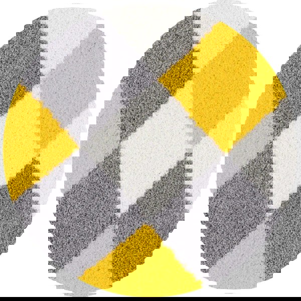 Myshaggy Geometric Yellow Rug