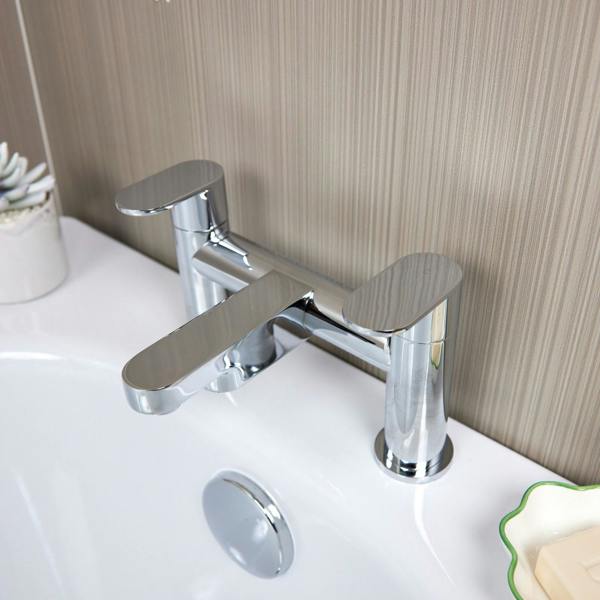 Flode Roxen | Bath Filler Mixer Tap | Chrome