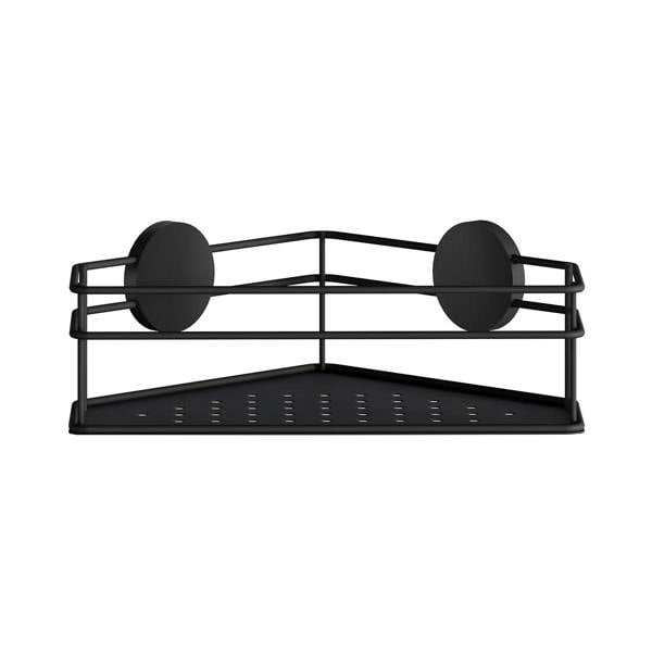 Black corner shower basket