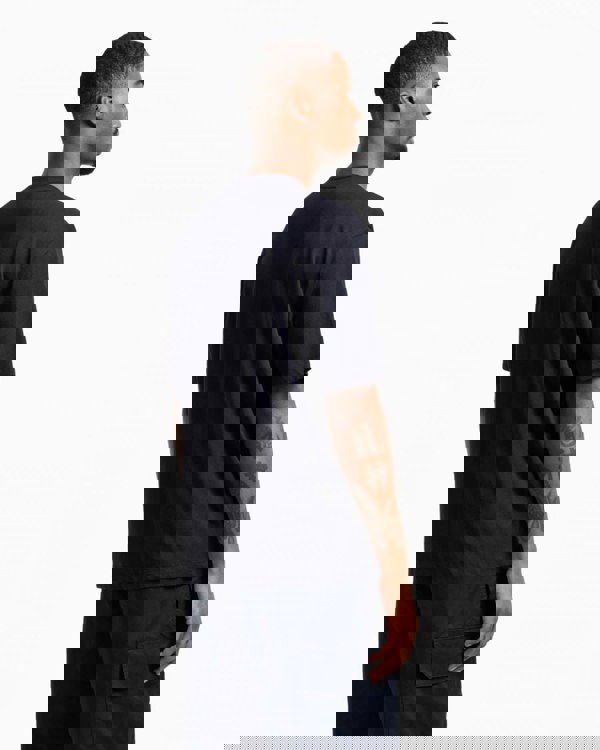 Armani Exchange Mens AX Diamond Logo T-Shirt - Deep Navy UB101