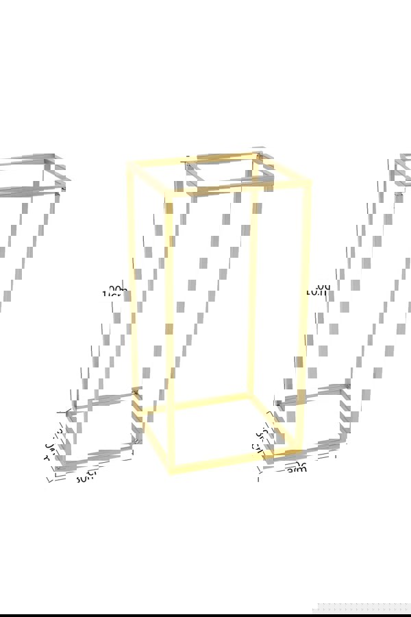 Living and Home Wedding Roadmap Detachable Flower Rack 30*30*100cm