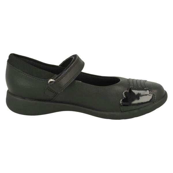 Clarks Girls Clarks Rainbow Detailed School Shoes Etch Beam