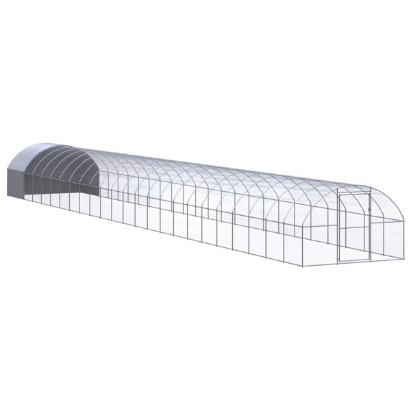 Berkfield Outdoor Chicken Coop 3x24x2 m Galvanised Steel
