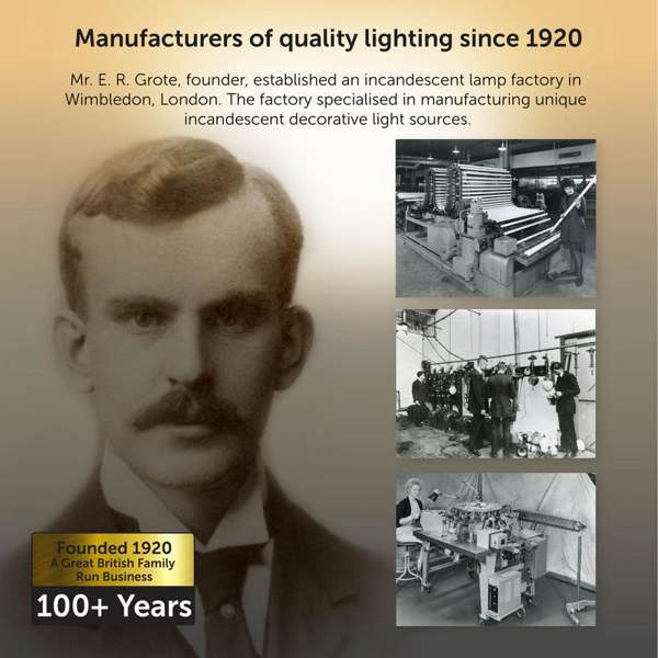 BELL Lighting E27 Edison Screw Dimmable LED Filament GLS 7W Light Bulbs