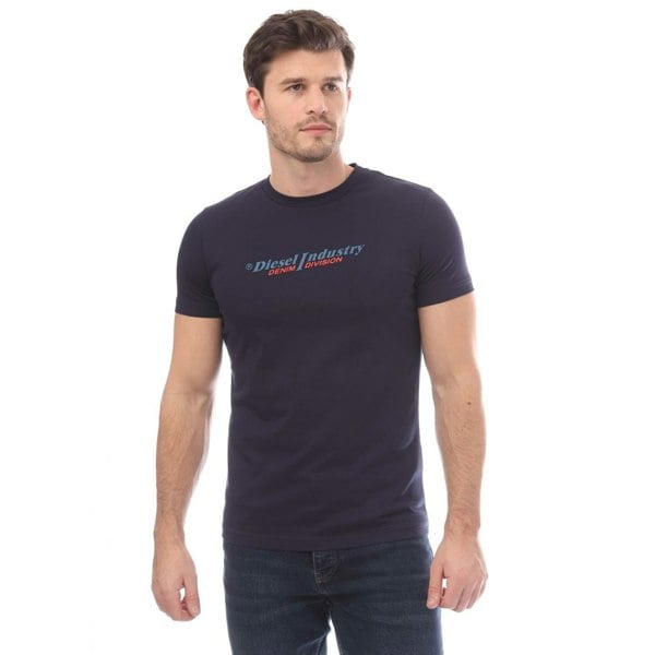 Diesel Mens T Diegor Slim T-Shirt - Navy