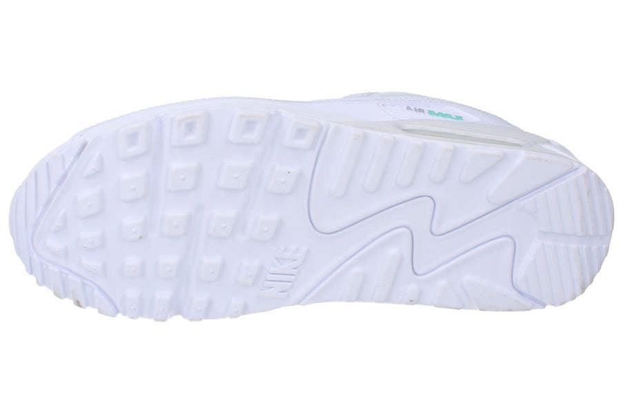 Nike Air Max 90 Mens Trainers Ib7680 Shoes  101 - White Photon Dust Hyper Turquoise 101 - Photo 4