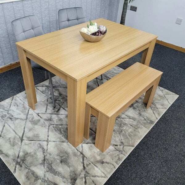 Kosy Koala Dining Table Set with 2 Chairs Dining Room and Kitchen table set of 2, and Bench