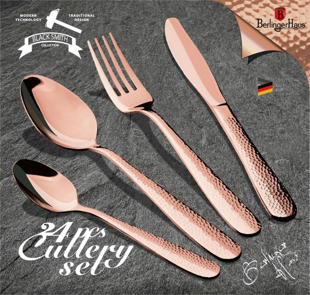 24-Piece Cutlery Set Berlinger Haus BH-2619 Rose Gold