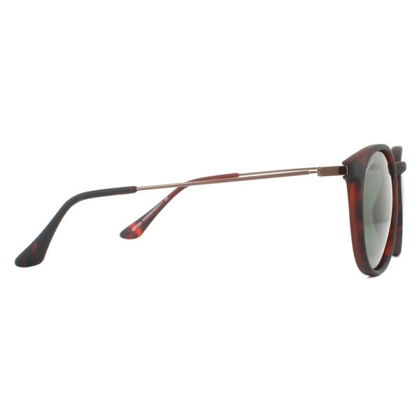 Montana Sunglasses MP33 D Brown Turtle Rubbertouch G15 Green Polarized