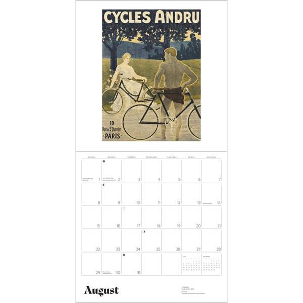 Bicycles, Vintage Posters Calendar 2027, Wall Calendars, Month To View, Sports, Gift