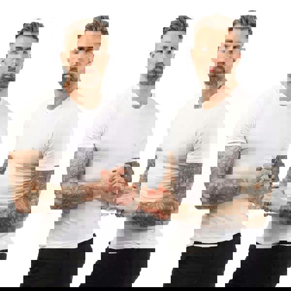 Calvin Klein Mens Essential Crew Neck T-Shirt (Pack of 2) - White - 