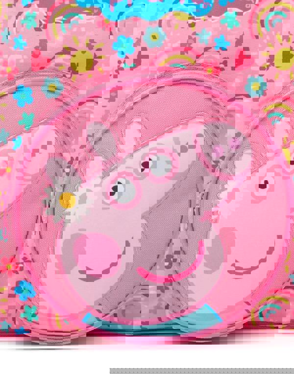 Peppa Pig Girls Pink Character 4 Piece Backpack Set (One Size)