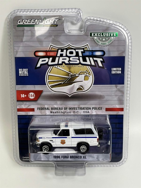 Greenlight 1996 Ford Bronco XL Washington DC 1:64 Scale 43025A